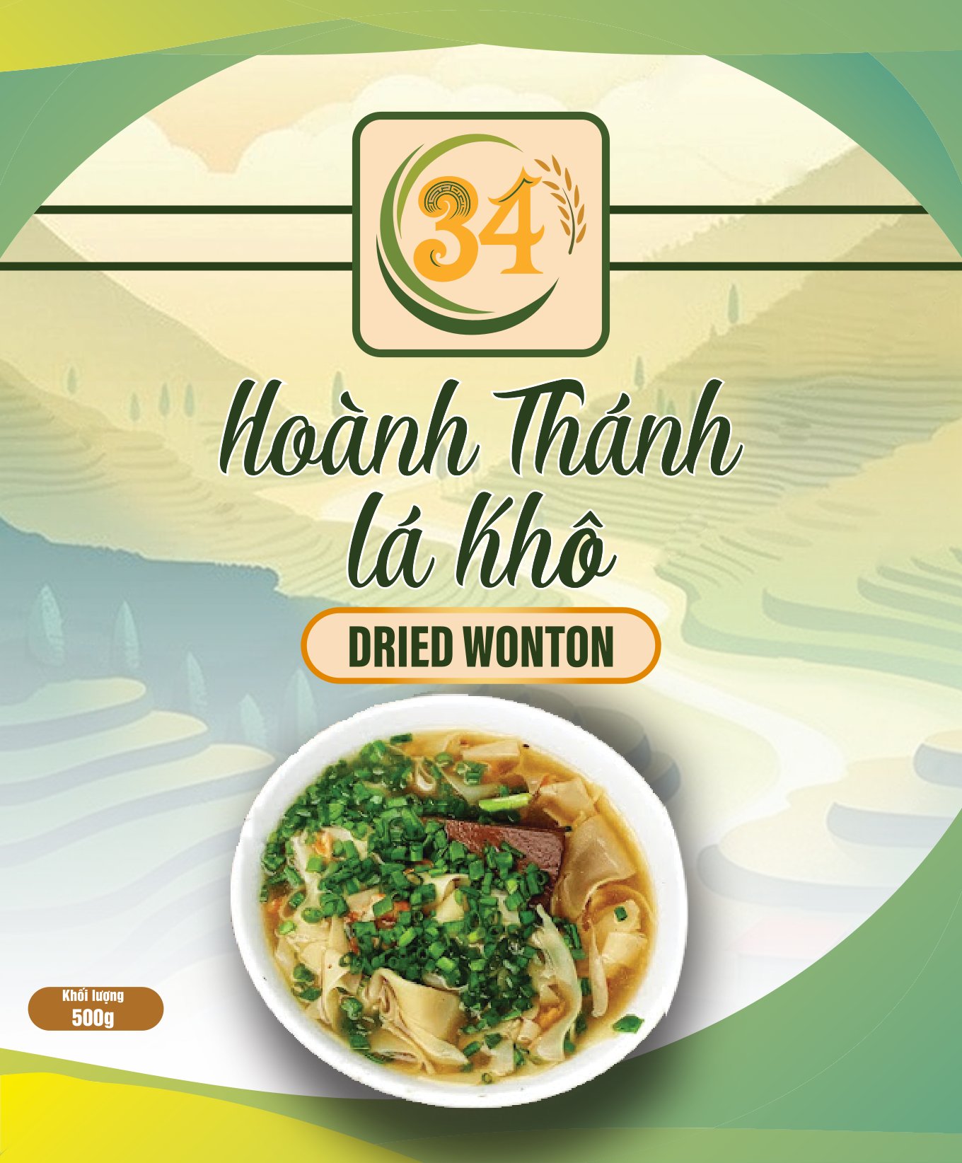 Hoành thánh lá khô